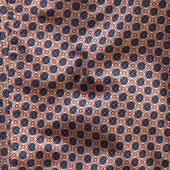 J. Crew Cafe Capri's Size 6 - Red, Cream and Blue Floral Print - Picture 4 of 12